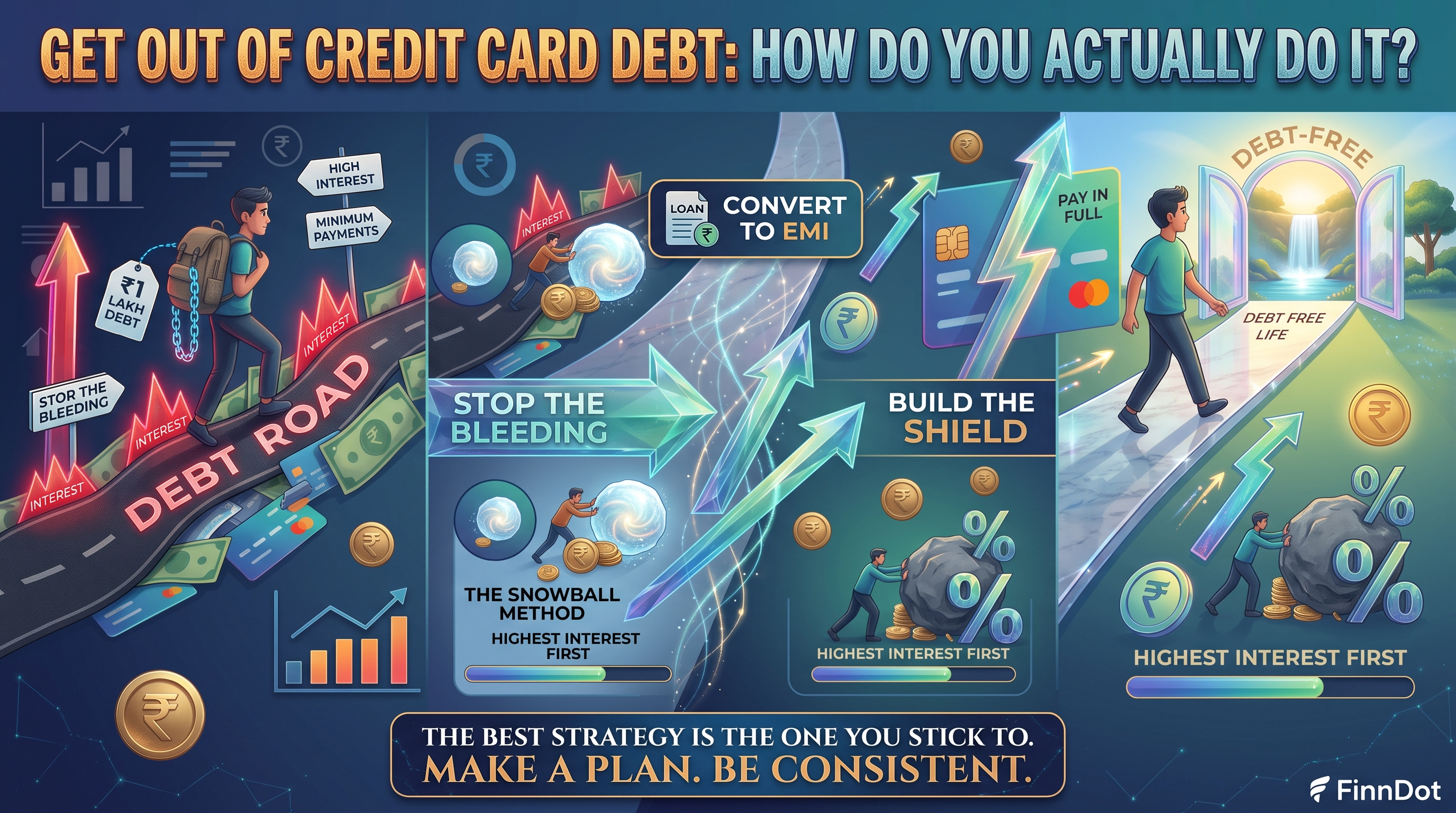 Credit Card Debt: How Do You Actually Get Out of It? 💳