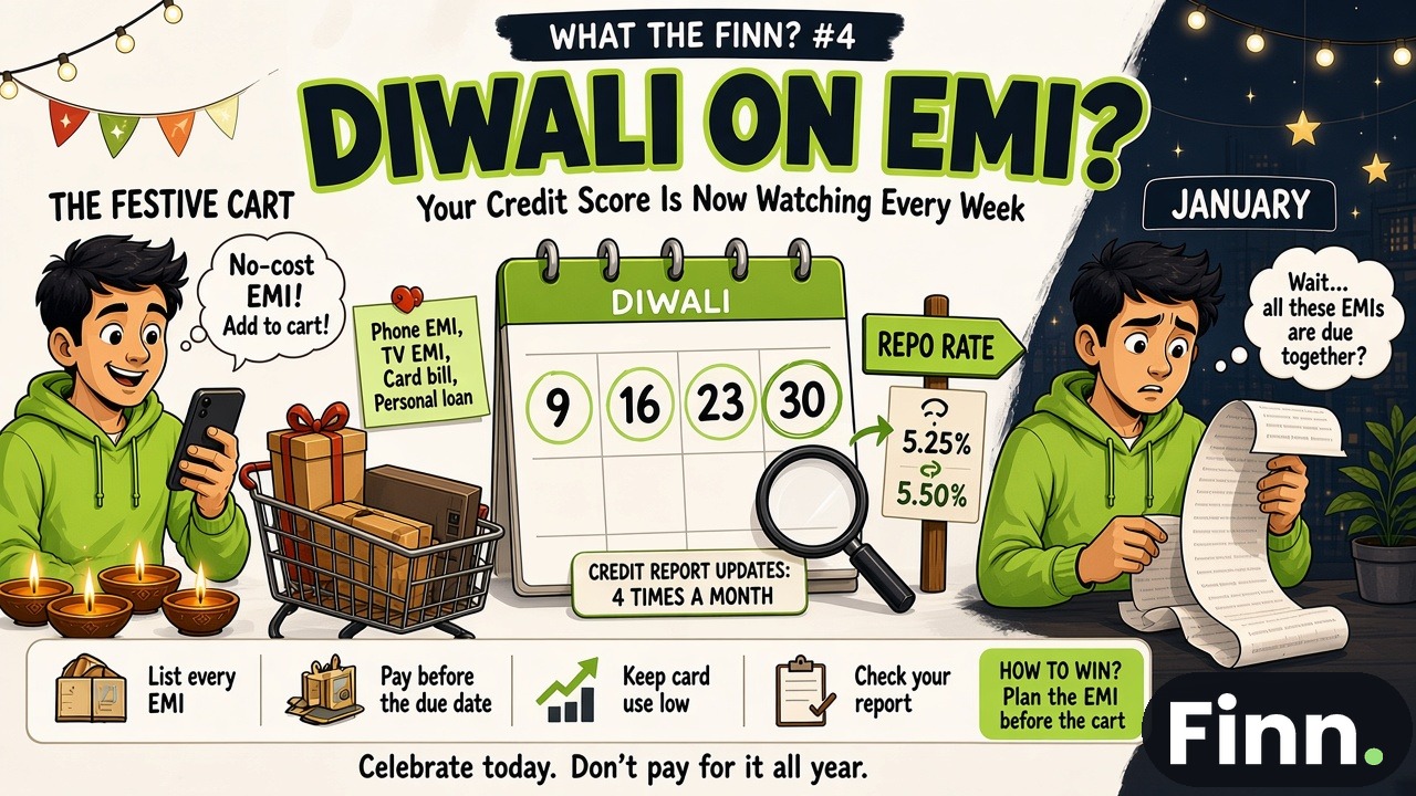 Diwali on EMI? Your Credit Score Is Now Watching Every Week 🪔💳
